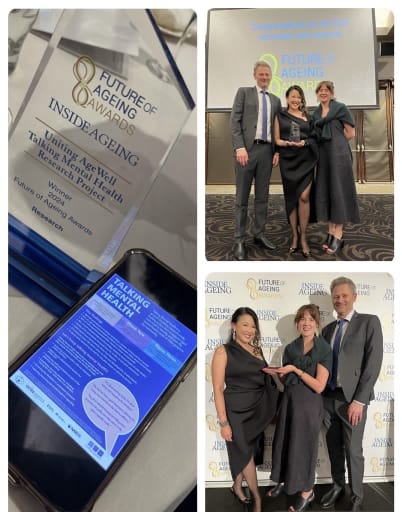 Talking mental health awards ceremony photo collage